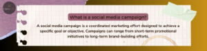 What is a social media campaign
